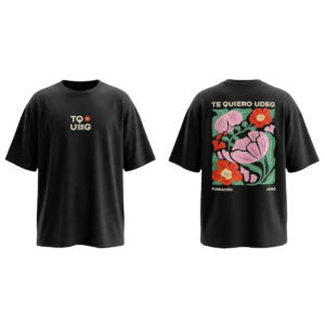 PLAYERA BLOOM NEGRA